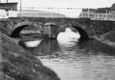 Brücke in den frühen 60er Jahren des 20. Jahrhunderts